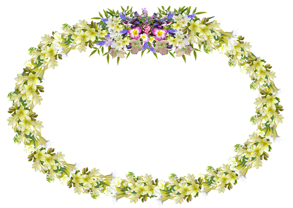 Floral_ Wreath_ Transparent_ Background.png PNG Image