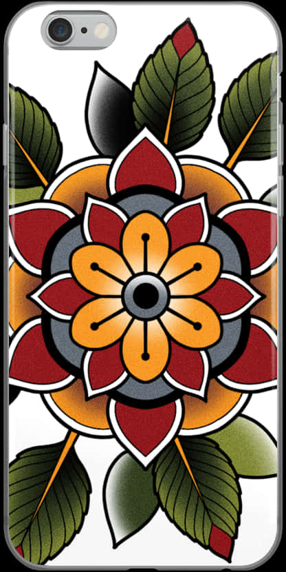 Florali Phone Case Design PNG Image