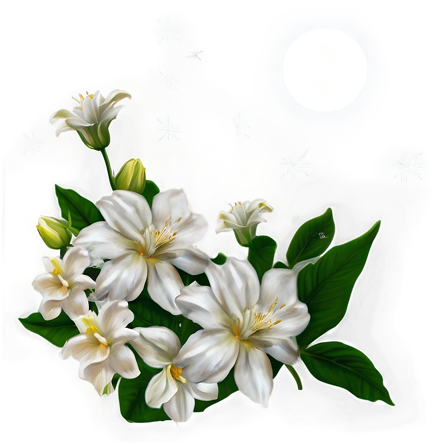 Flores Moonlit Beauty Png Cqb PNG Image