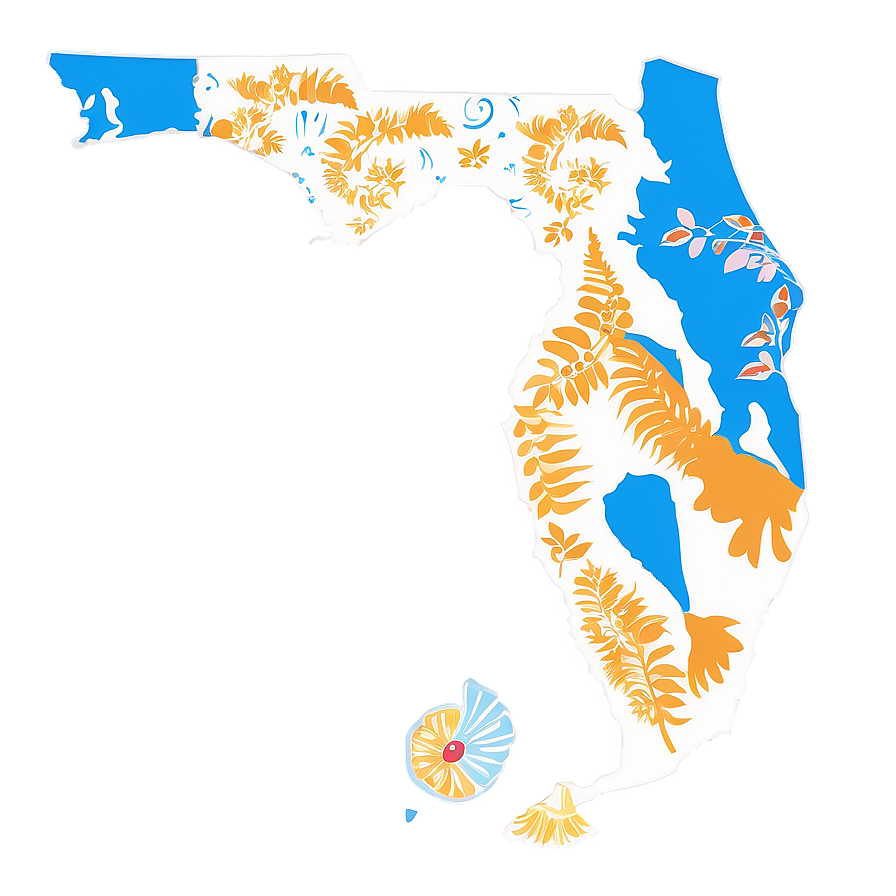 Florida Outline C PNG Image