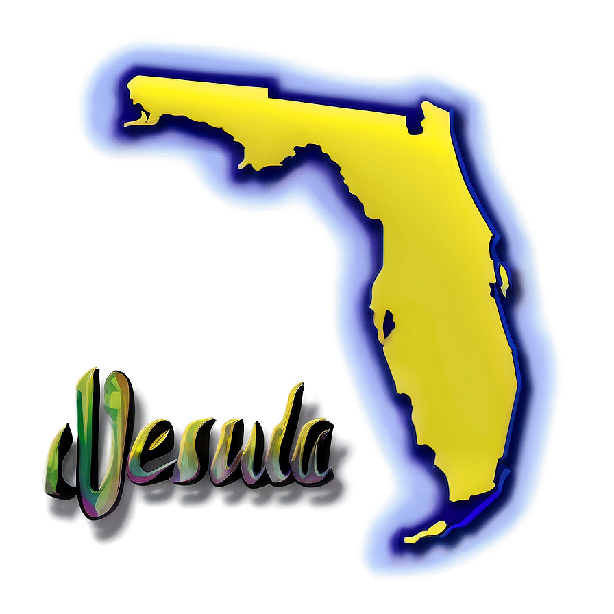 Florida Outline Clipart Png 63 PNG Image