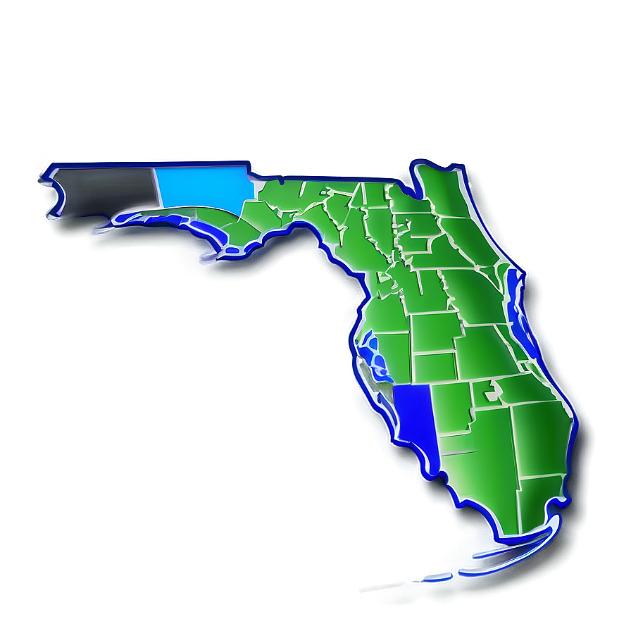 Florida Outline Map Png Yid26 PNG Image