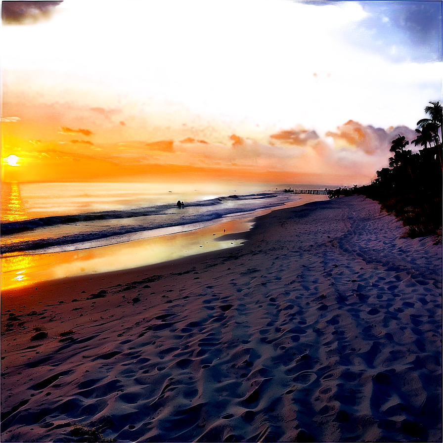 Florida State Beach Sunset Png 46 PNG Image