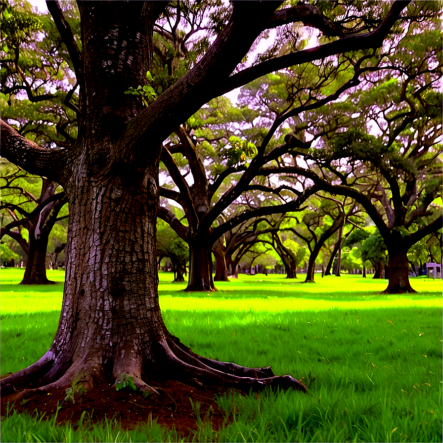 Flourishing Oak Grove Png Swh PNG Image