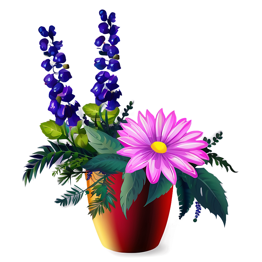 Flower Arrangement Clipart Png Gnh58 PNG Image