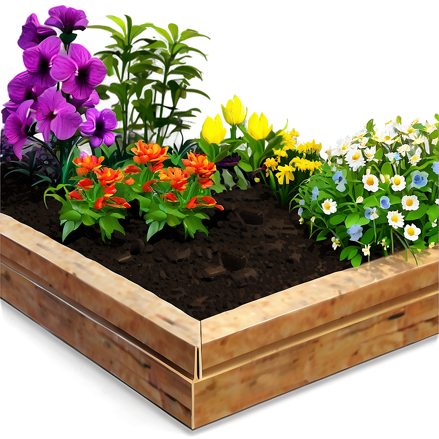 Flower Bed Creation Png 06272024 PNG Image