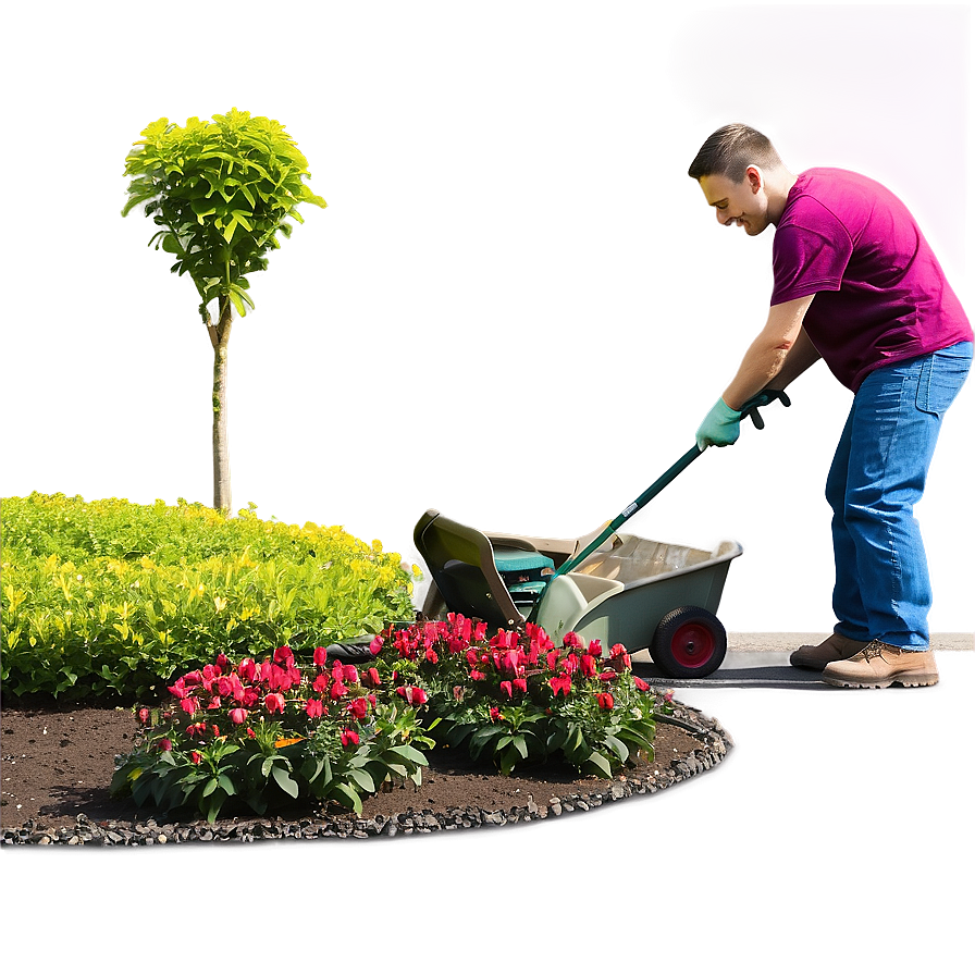 Flower Bed Maintenance Png Ckd99 PNG Image