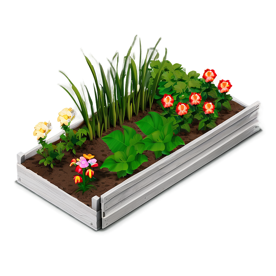 Flower Bed Planning Png 55 PNG Image