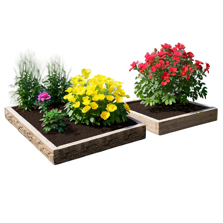 Flower Bed Preparation Png Fta22 PNG Image