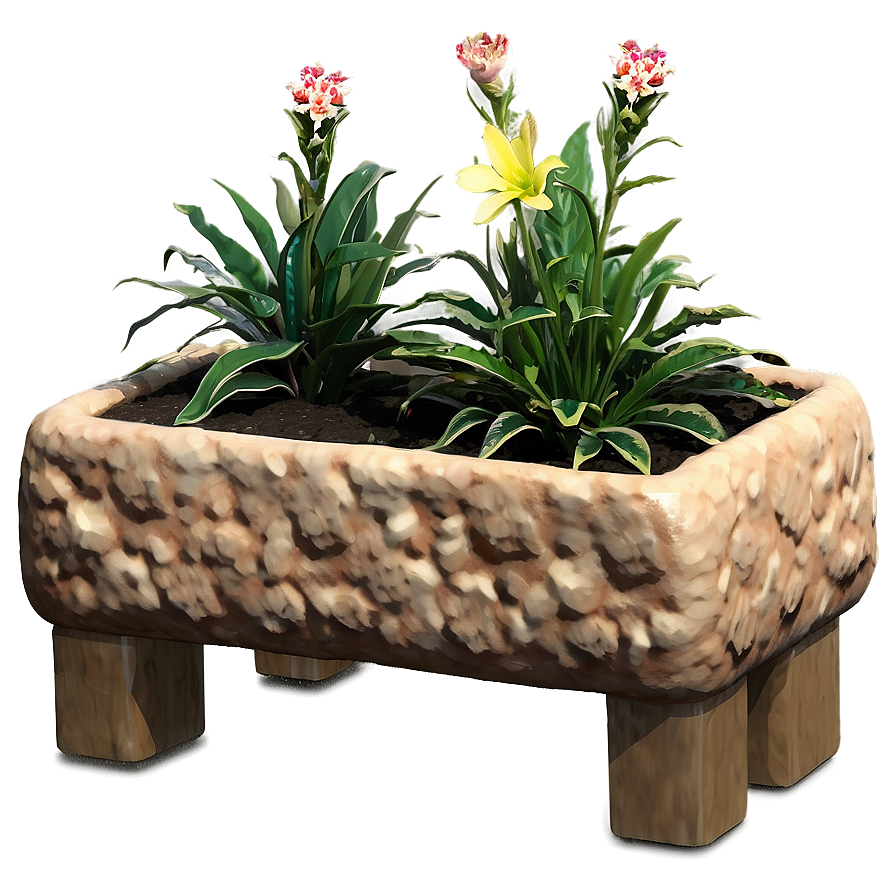 Flower Bed Theme Png Pga PNG Image