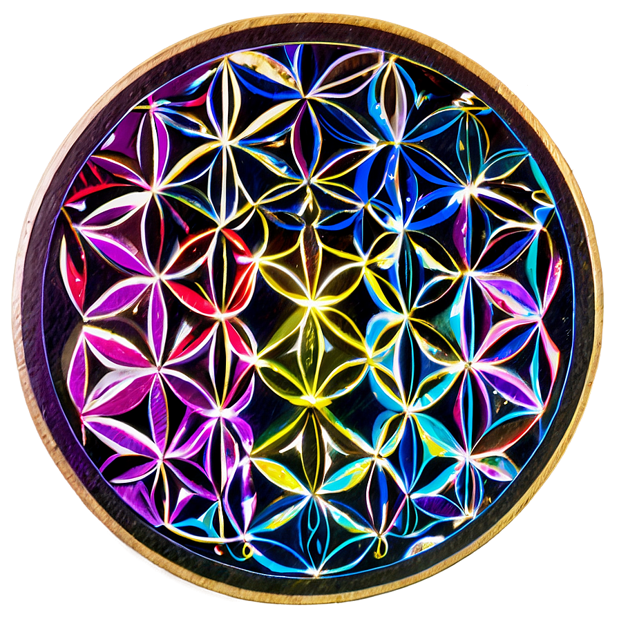 Flower Of Life Crystal Grid Png Uex PNG Image