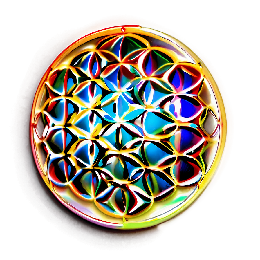 Flower Of Life Energy Field Png Bbx2 PNG Image