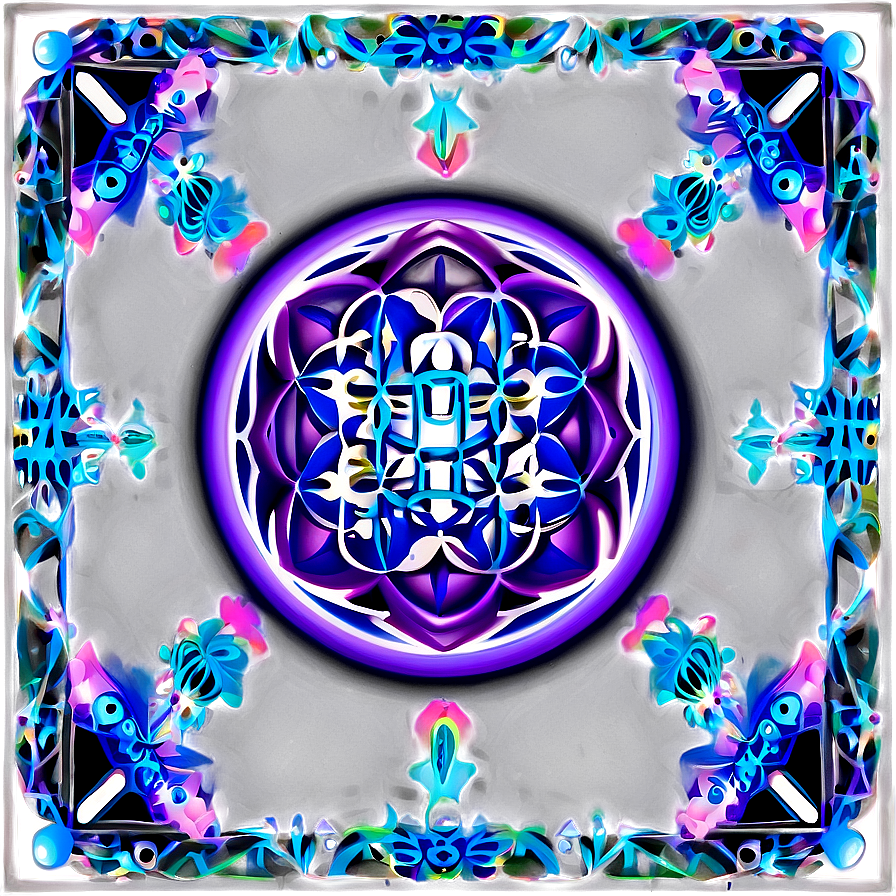 Flower Of Life Etheric Blueprint Png Tck PNG Image