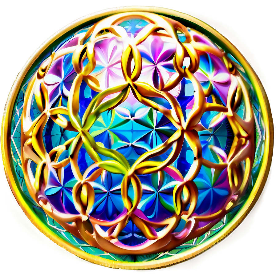 Flower Of Life Fifth Dimension Png Bln25 PNG Image