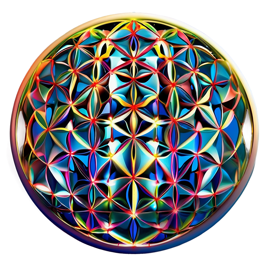 Flower Of Life Fractal Geometry Png Vma PNG Image