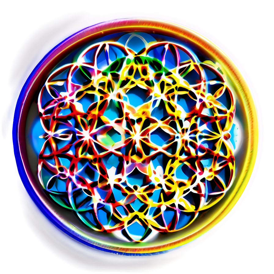 Flower Of Life Galactic Pattern Png 06252024 PNG Image