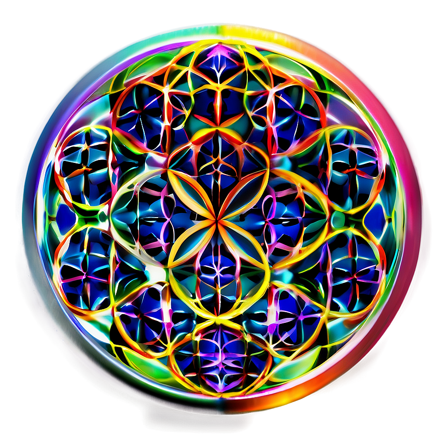 Flower Of Life Galactic Pattern Png Oow67 PNG Image