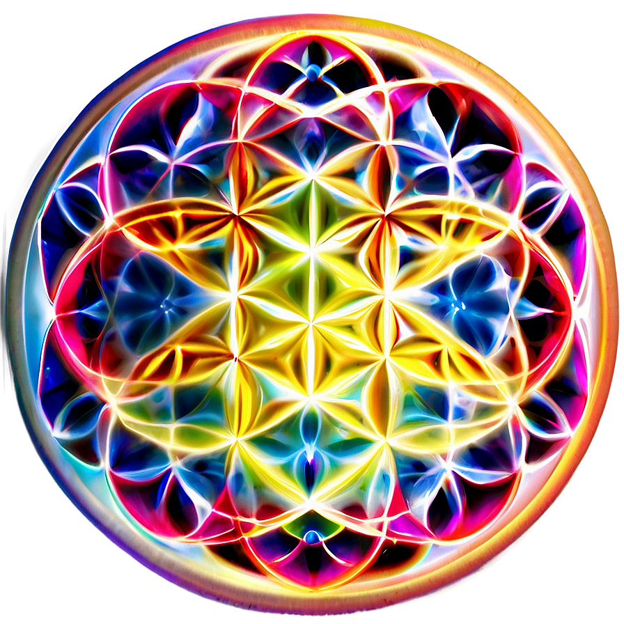 Flower Of Life Metatron’s Cube Png Ari PNG Image