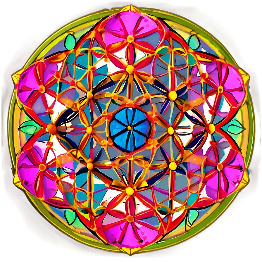 Flower Of Life Metatron’s Cube Png Kvm11 PNG Image