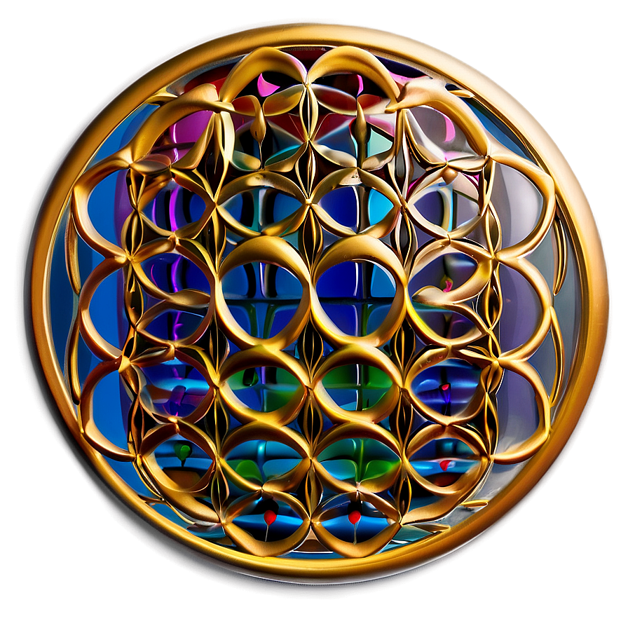 Flower Of Life Spiritual Icon Png 06252024 PNG Image