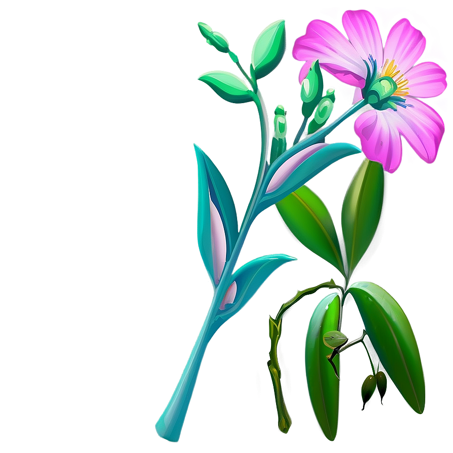 Flower Stem B PNG Image