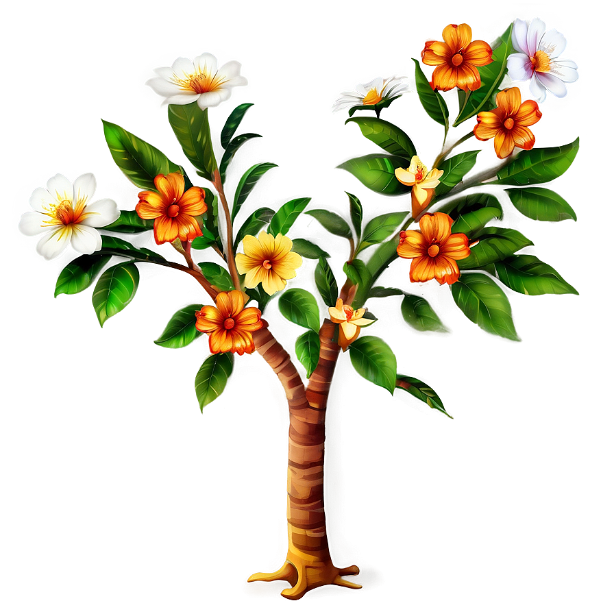 Flower Tree A PNG Image