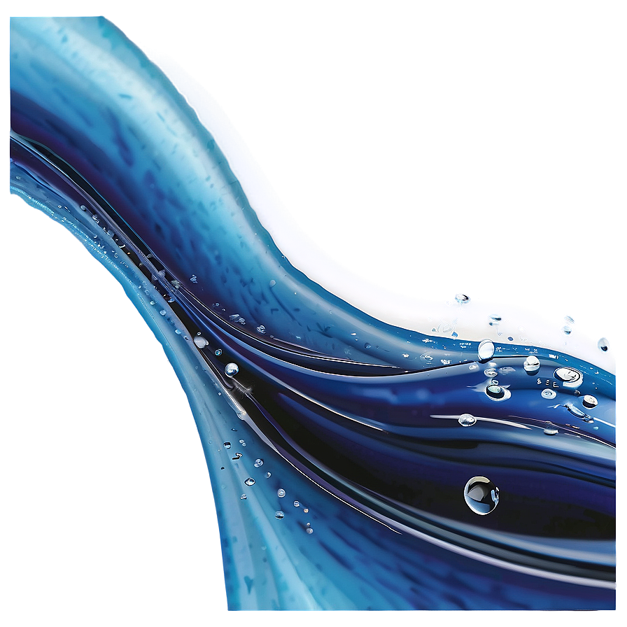 Flowing Blue Wave Png Mxp33 PNG Image