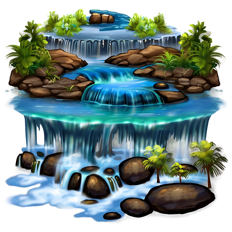 Flowing Water Png Rep97 PNG Image