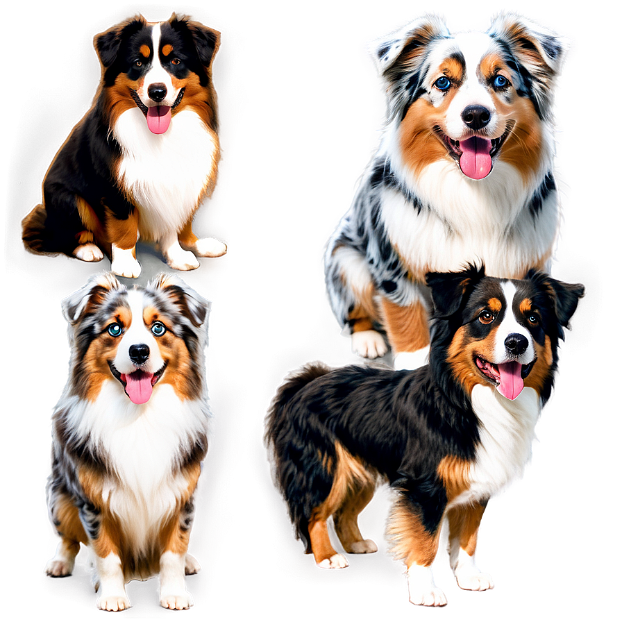 Fluffy Australian Shepherd Png 55 PNG Image