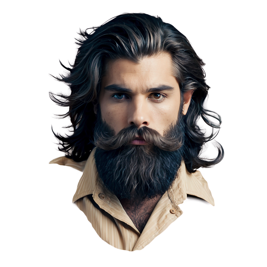 Fluffy Beard Styles Png 64 PNG Image