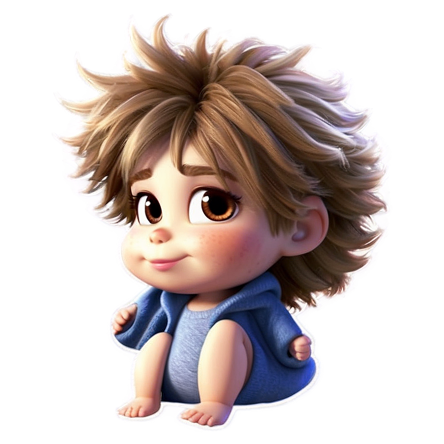 Fluffy Cartoon Hair Png Akq PNG Image