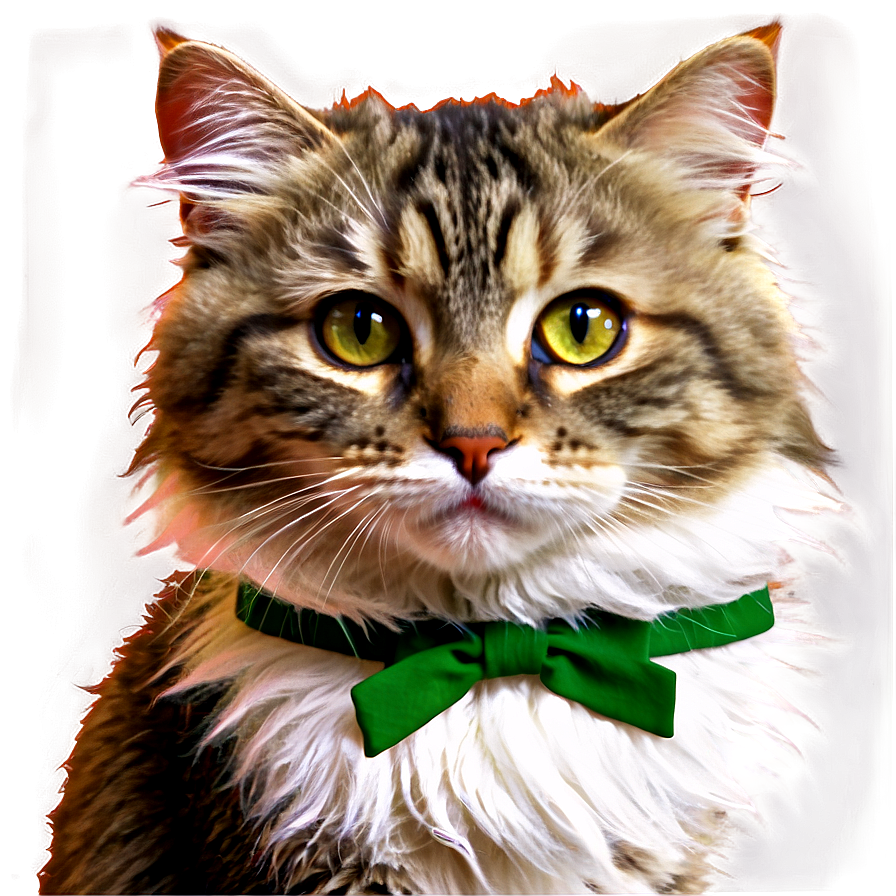 Fluffy Cat Drawing Png Cvc PNG Image