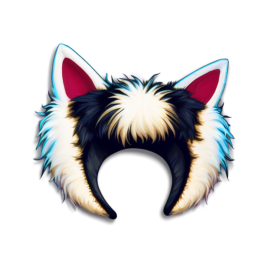 Fluffy Cat Ears Illustration Png Xpq34 PNG Image