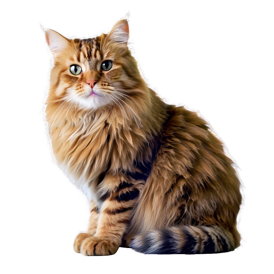 Fluffy Cat Png Gdt58 PNG Image