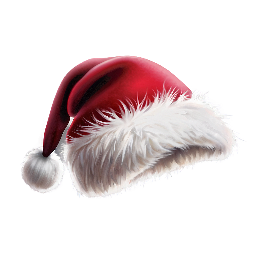 Fluffy Christmas Hat Png 04292024 PNG Image