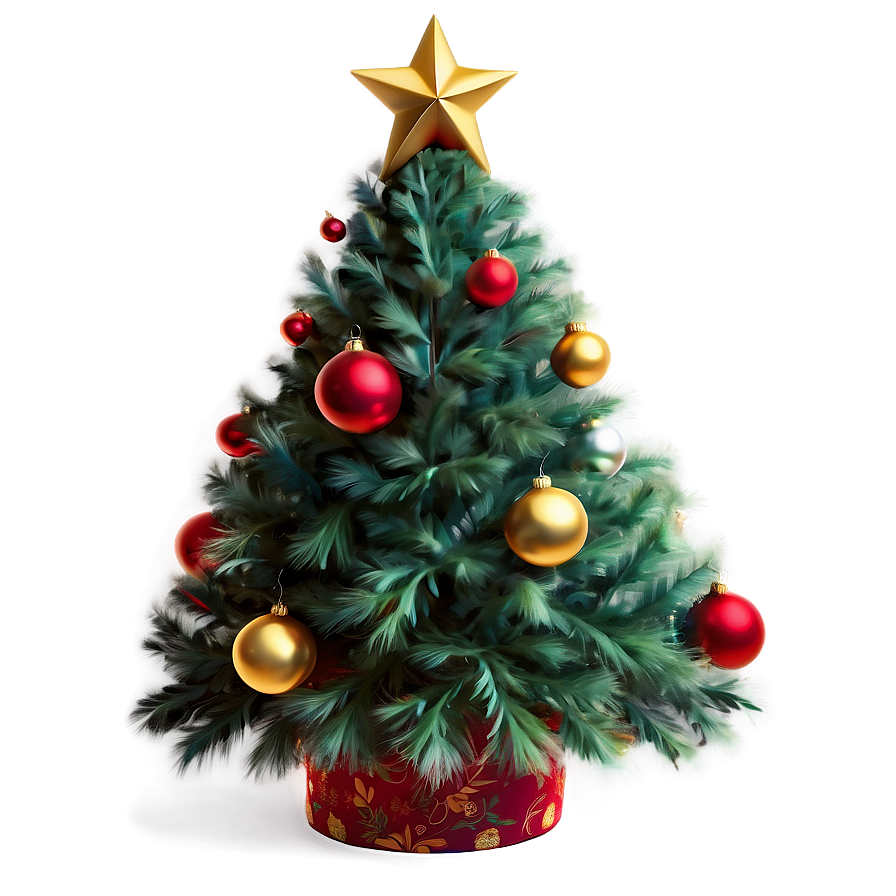 Fluffy Christmas Tree Image Png Daf PNG Image