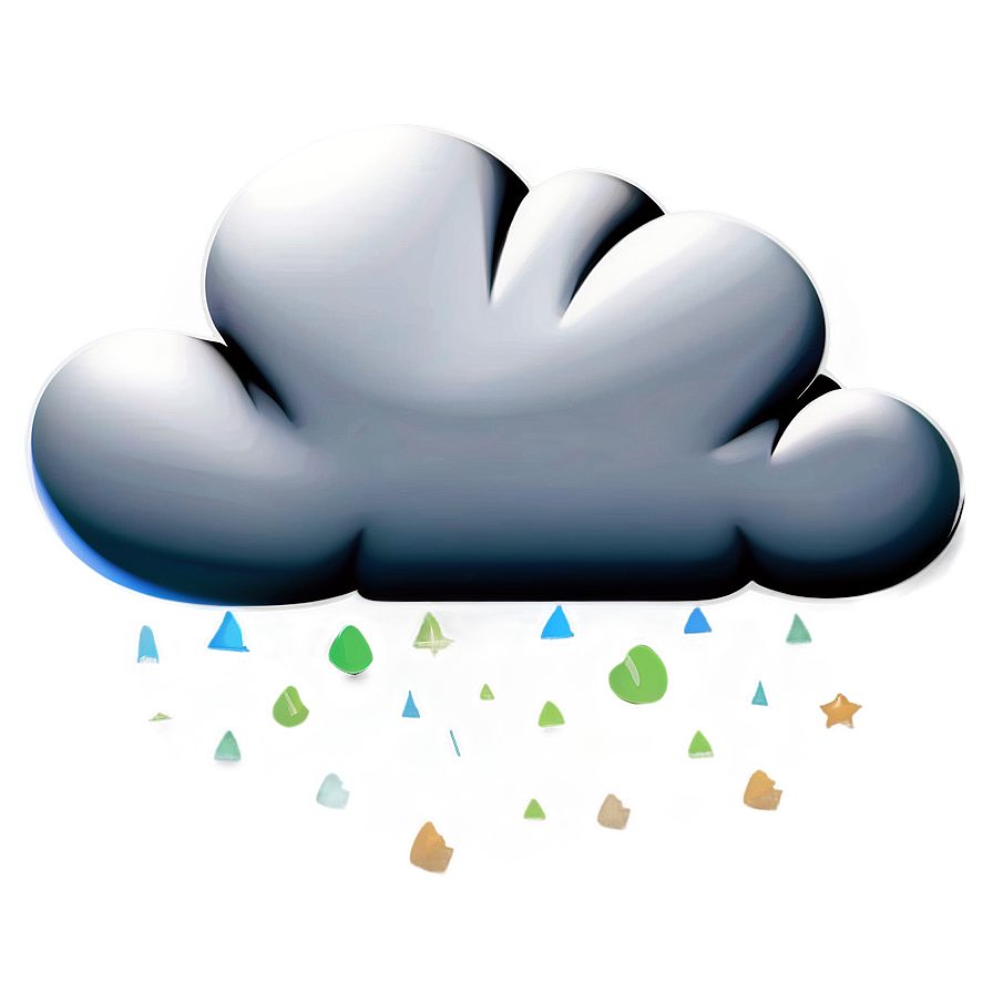 Fluffy Cloud Cartoon Png Hxj45 PNG Image