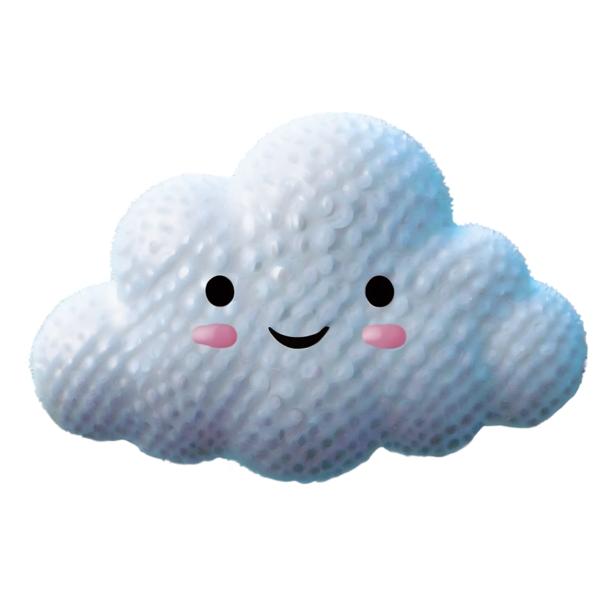 Fluffy Cloud Emoji Png Hmr PNG Image