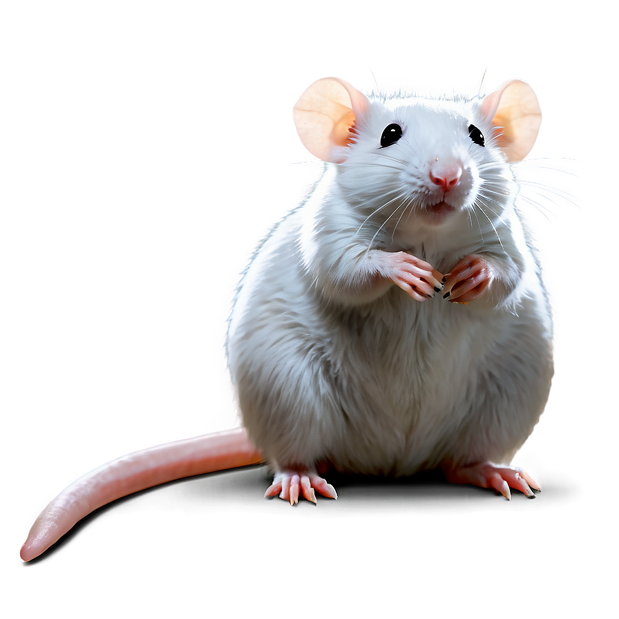 Fluffy Cute Rat Png Tit PNG Image