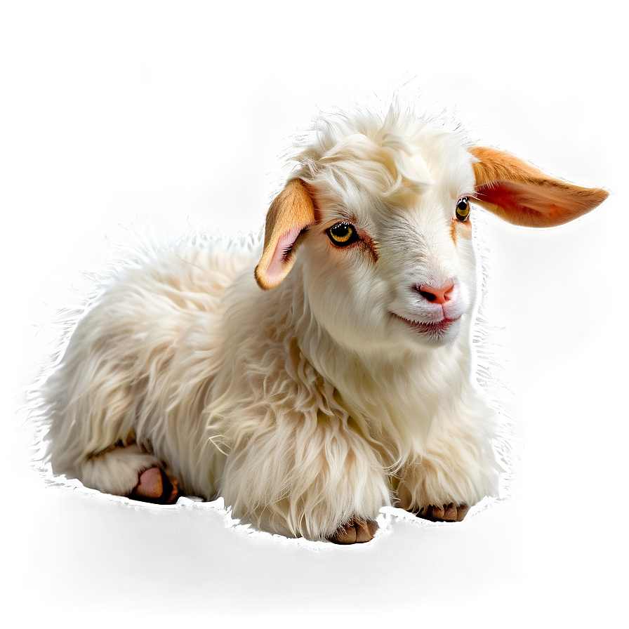 Fluffy Goat Png Chu PNG Image