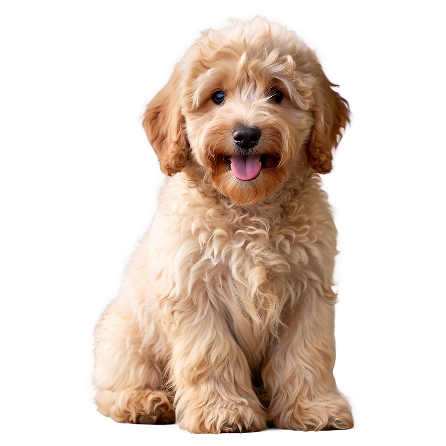 Fluffy Goldendoodle Png Ugr31 PNG Image