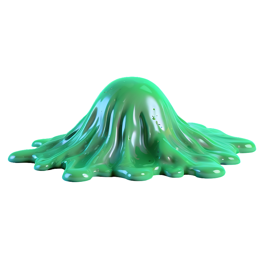 Fluffy Green Slime Png Mie58 PNG Image