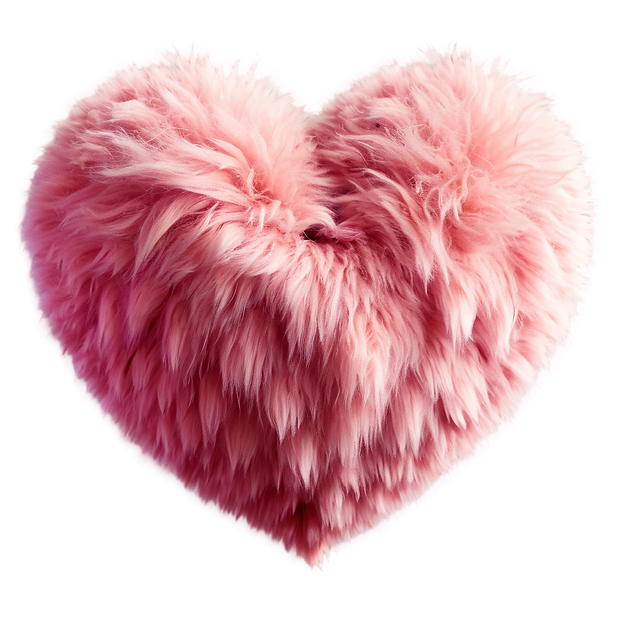 Fluffy Heart Emoji Png Design 4 PNG Image