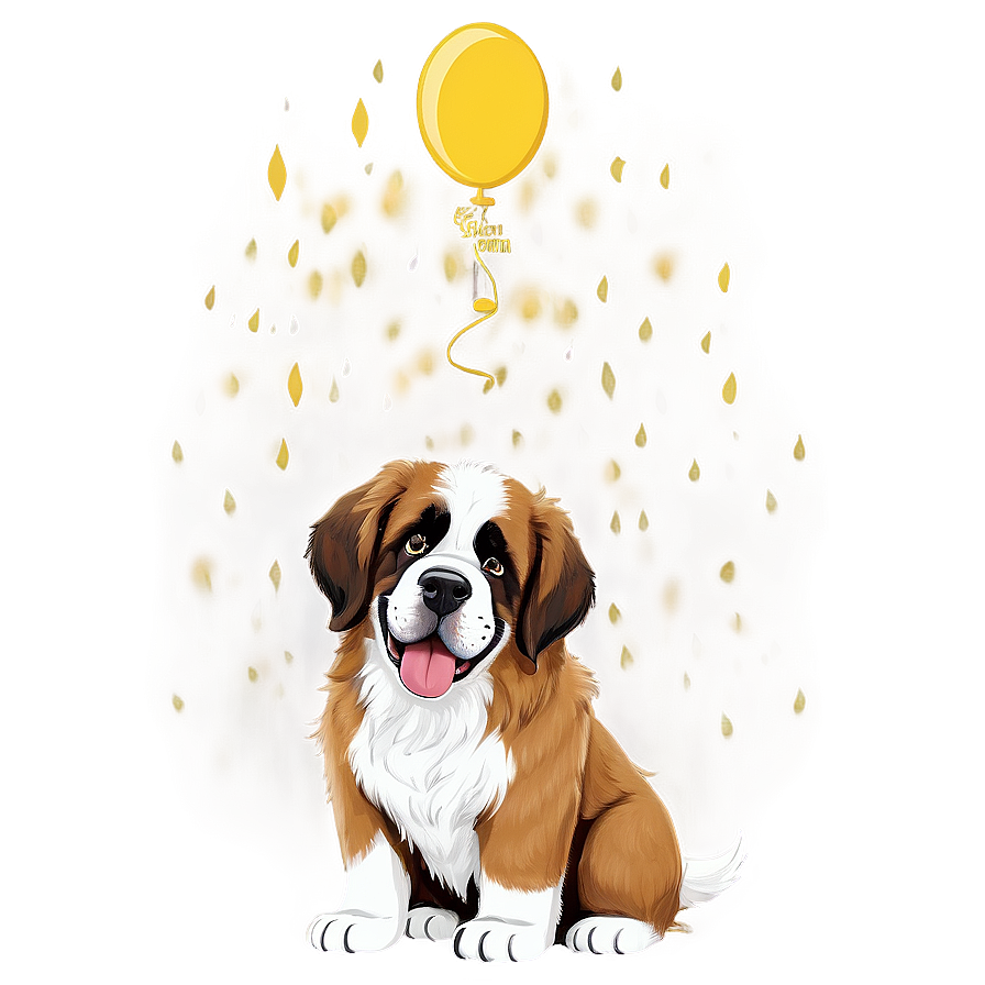 Fluffy Saint Bernard Coat Png 42 PNG Image