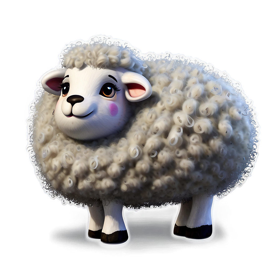 Fluffy Sheep Png Xvu80 PNG Image