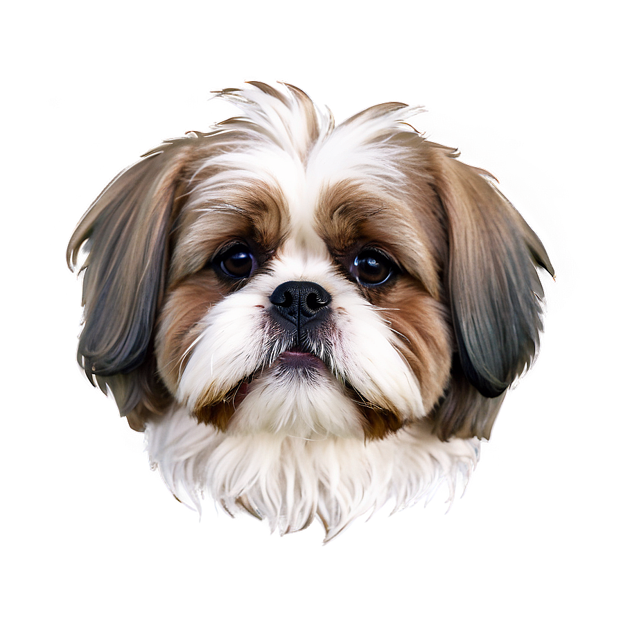 Fluffy Shih Tzu Coat Png 06242024 PNG Image