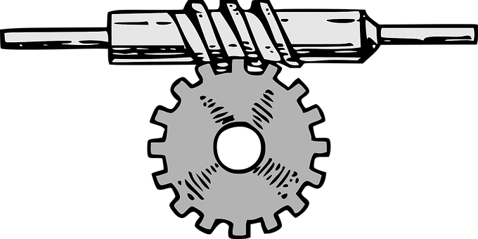 Flute Gear Silhouette Graphic PNG Image