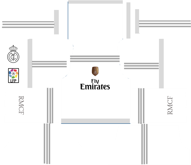 Fly Emirates Soccer Jersey Template PNG Image