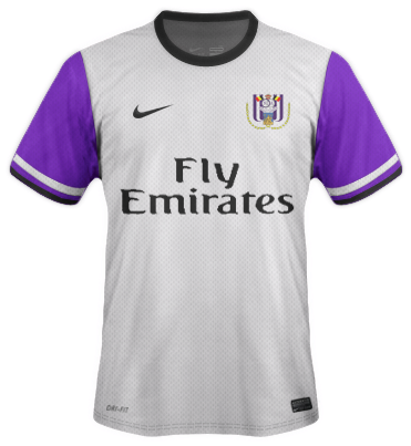 Fly Emirates Sponsored Football Jersey PNG Image