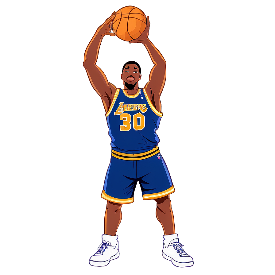 Flying Basketball Player Cartoon Png 30 PNG Image